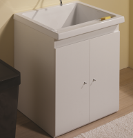 Тумба под постирочную раковину Sanindusa Riba 6634011, белый