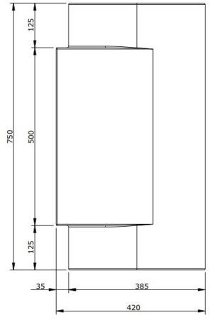 Перегородка для писсуара Sanindusa Link 108540004