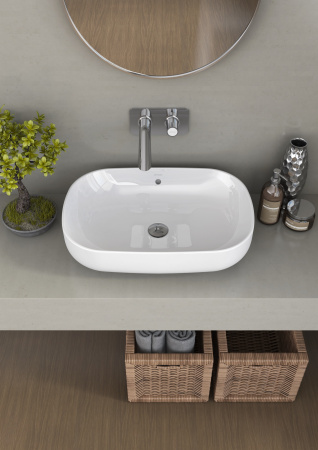 Раковина накладная 60х40 Sanindusa Sanibold 137310004