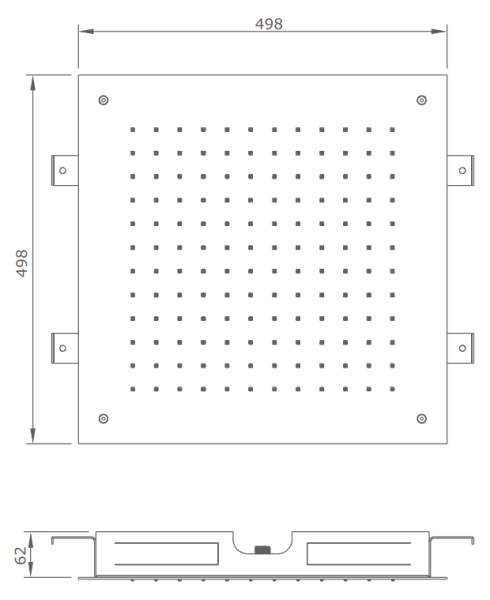 Верхний душ Sanindusa Square 5719111 Верхний душ Sanindusa Square 5719111