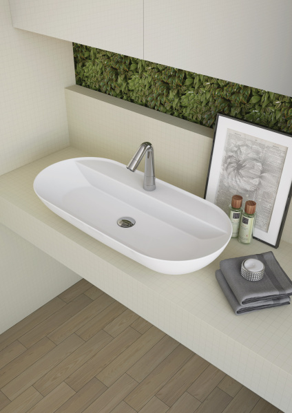 Раковина накладная 80х38 Sanindusa Sanlife 136390004